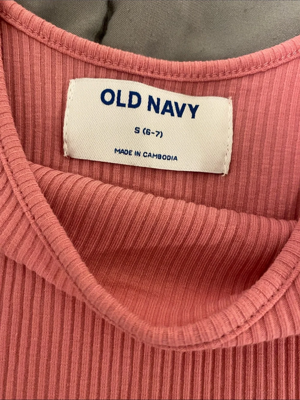 Old Navy Ribbed Long-Sleeve Dress in Dusty Rose